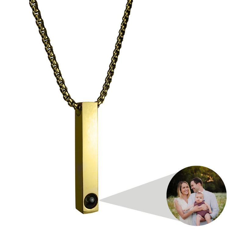 Colar Dia dos Pais Personalizável Banhado a Ouro 18k