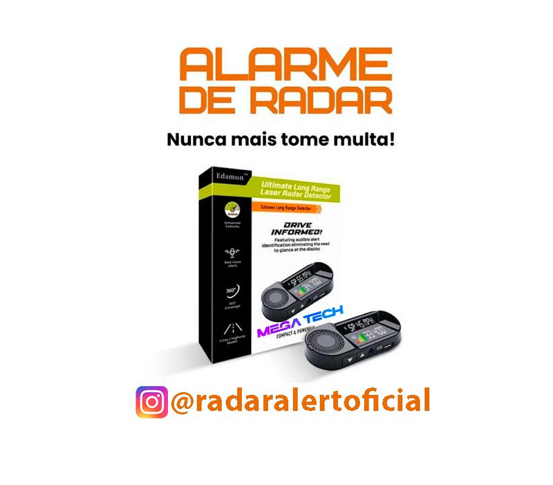 RadarAlert® - Dispositivo Identificador de Radares + BRINDE