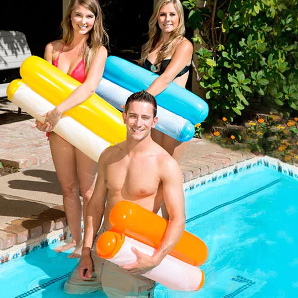 Boia de Piscina Rede Flutuante Verão 2025 - Compre 1 Leve 2