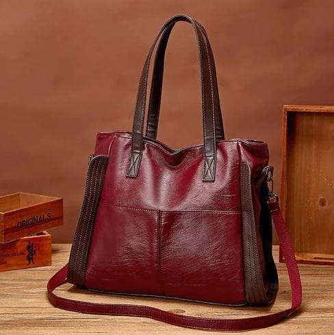 Bolsa Tote Feminina de Couro Versátil - ChicCarry