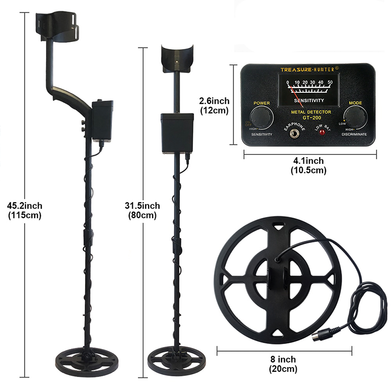 Detector de Metais e Pedras Preciosas Profissional - MagnoDetec