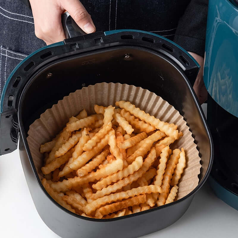 Forro de Papel Protetor Antiaderente para Air Fryer