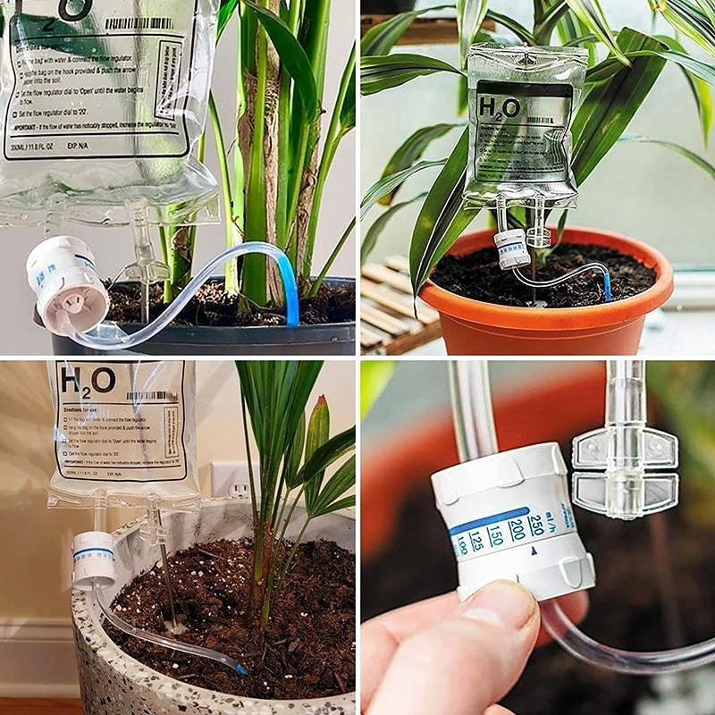 Irrigador Automático Ajustável para Plantas - AquaDrop